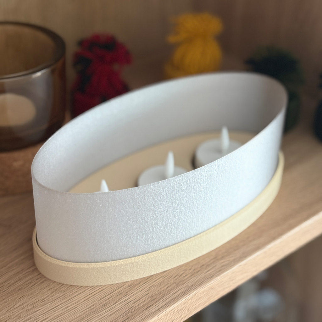 Ovalt Lysdisplay (Kun til LED-lys)