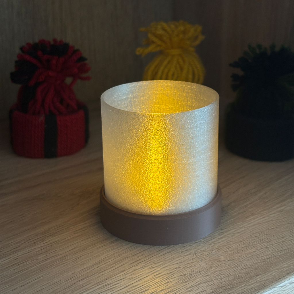 Cylindrisk Lysestage (Kun til LED-lys)