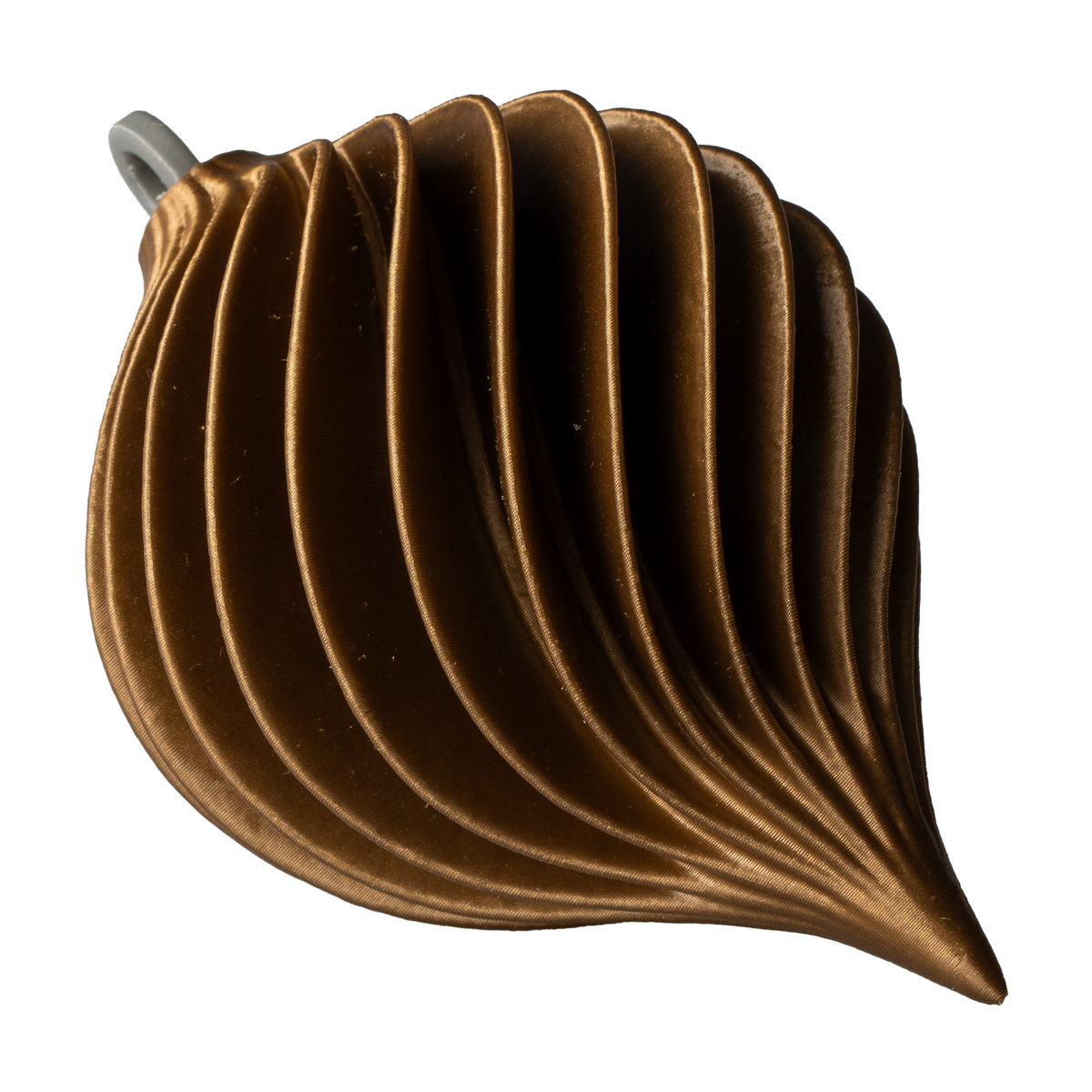 Spiral Julekugle – Perle Guld