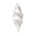 Minimalistisk Spiral Julekugle – Krystal