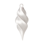 Minimalistisk Spiral Julekugle – Krystal