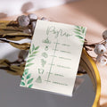 Tradition - Bryllupsprogram Kort